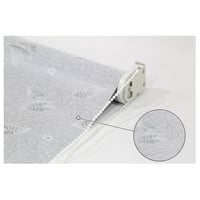 ستارة بلاك أوت رول رمادي برسومات بارزة مقاس 200×20...