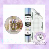 فينيل أسطح هولوجرافيك لامع فضي. Teckwrap