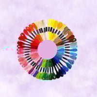 خيوط التطريز 50 لون