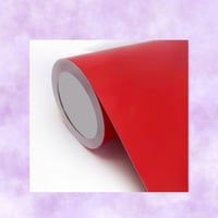 فينيل اسطح احمر مطفي 30*100