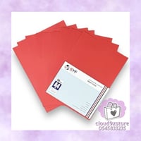 ورق متعدد الإستخدامات لون احمر 50 ورقة 230جرام-A4