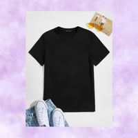 تيشيرت بريميوم رجالي اسود