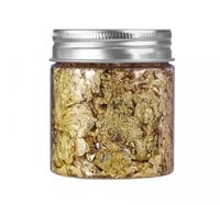 ورق الذهب لون ذهبي