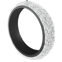 نجفة ليد مودرن حلقات كريستال ذهبي