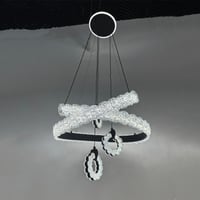 نجفة ليد اسود مودرن اكريليك