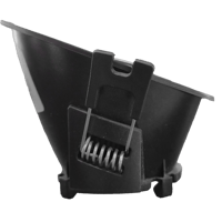 فريم سبوت فايبر دائري اسود 8 سم