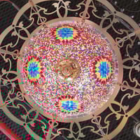 نجفة تركي موزاييك احمر 12 + 1