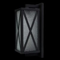 فانوس جداري اسود مستطيل 48 سم