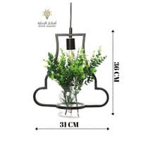 علاقي مع حوض زرع زجاجي للزرع المائي D