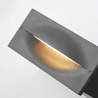 انارة درج مستطيل اسود 10 واط