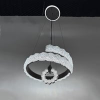 نجفة ليد ذهبي مودرن اكريليك