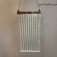 نجف مودرن شرايح اكريليك خماسية