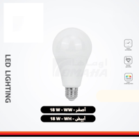 لمبة ليد كروية مثلجة 18 وات ليد موفرة ابيض