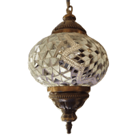 نجفة تركي موزاييك ابيض