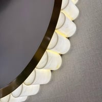 ابليك اكريليك مرخم 60 سم ذهبي مع جهاز تحكم