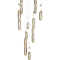 نجفة مودرن 3 متر 12 كبسولة