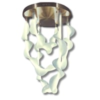 نجف مودرن ذهبي بتلات الورد لطش