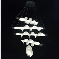 نجف مودرن اسود بتلات الورد دورا