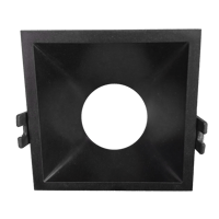 فريم سبوت فايبر مربع اسود 8 سم