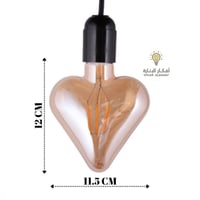 لمبة ليد ديكور قلب