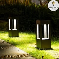عامود حدائق ليد مربع