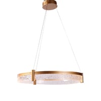 نجفة ليد ذهبي مطفي اكريلك مقاس 60