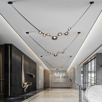 نجفة حزام مع لمبات