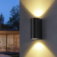 جداري ليد خارجي و داخلي اسود سلندر