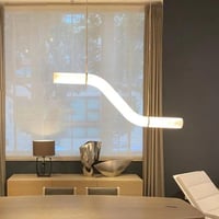 نجفة مودرن رخام متعرجة