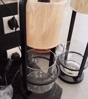 ابجورة ديكورية مع حوض زرع