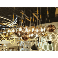 نجفة كرات زجاج 110 سم - B66