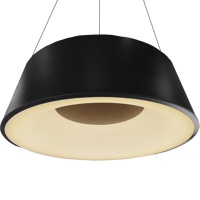 نجفة مودرن ليد ذهبي / اسود