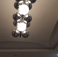 نجفة قوس كرات زجاج