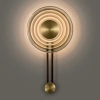 جداري مودرن ذهبي و اسود كرامافون