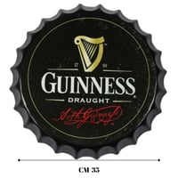 لوحة ديكور غطاء قارورة دائري GUINNESS