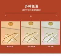 نجف مودرن ذهبي مسدس الماس 60 سم