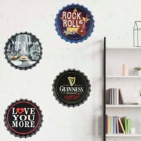 لوحة ديكور غطاء قارورة دائري COME IN