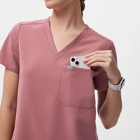 Figs, Mauve Catarina Top