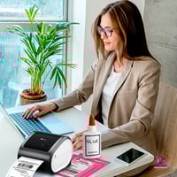 طابعة البوليصات و الملصقات الحرارية السريعة D520 -...