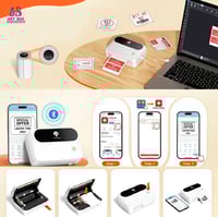 طابعة البوليصات و الملصقات M421 BT الحرارية بتقنية...