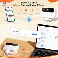 طابعة البوليصات و الملصقات M421 BT الحرارية بتقنية...