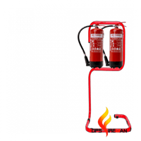 حامل طفاية حريق - مزدوج