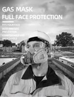 جهاز تنفس نصف قناع VT-6200 من فولتكس مع الفلاتر