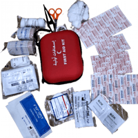 حقيبة اسعافات اولية حمراء مقاس S