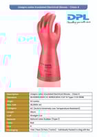 قفازات مقاومة وعازلة للكهرباء