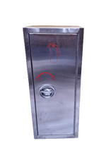 صندوق طفاية حريق خارج الجدار ستانلس ستيل 60 سم * 2...