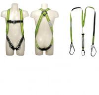 حزام لكامل الجسم مزود بحبل منسوج وممتص للصدمات مار...