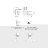 حامل هاتف مغناطيسي للسيارة ديفون