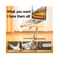 حامل لاب توب و ايباد دوران 360 درجة