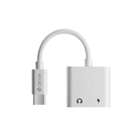 وصلة تايب سي 2 في 1 منفذين تايب سي + اوكس